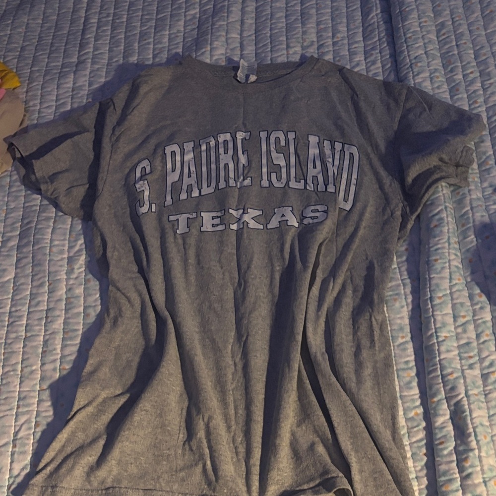 PacSun Gray S. Padre Island Texas Tee
